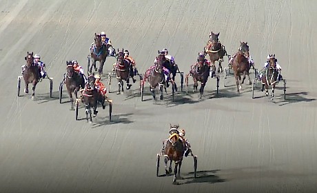 It’s Vasari first, the rest nowhere, as he scorches to a 1:52 mile rate.