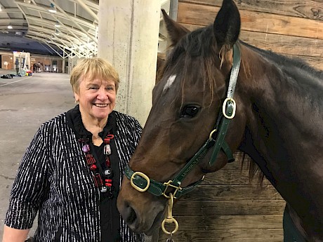 Christine Stuart visits ”Tommy” after his win.
