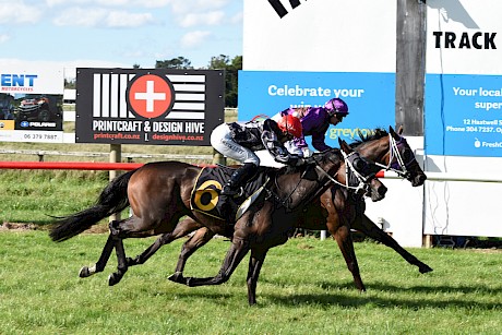 Lincoln’s Secret, pictured winning his maiden, needs better footing. PHOTO: Race Images.