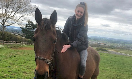 Neita Balle with best mate, 17-year-old Galleons Sunset