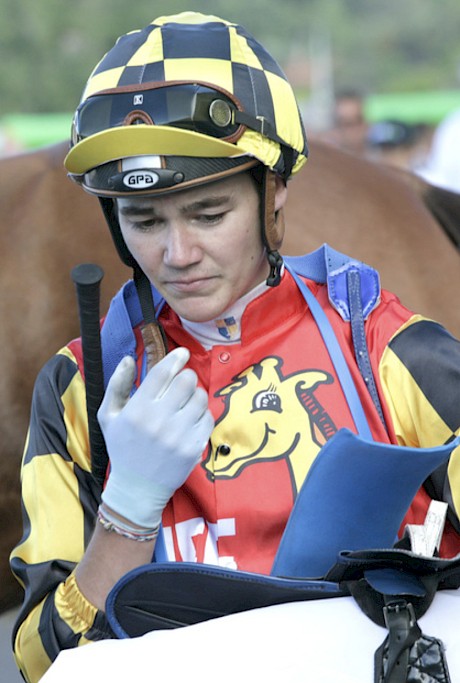 Jake Bayliss … rode the Shocking gelding.