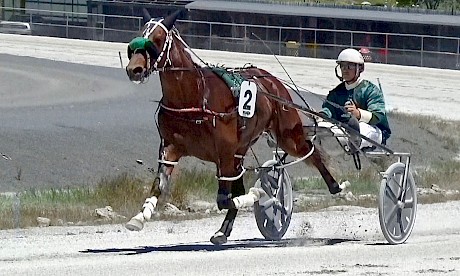 Copy That (Zachary Butcher) scoring an all-the-way win in fast time at Pukekohe today.