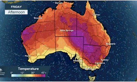 Australia is gripped in a heat wave which has already seen race meetings abandoned or rescheduled.