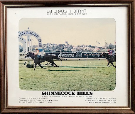 One of the Streets’ early winners with Trevor McKee was Shinnecock Hills, ridden by Peter Johnson.