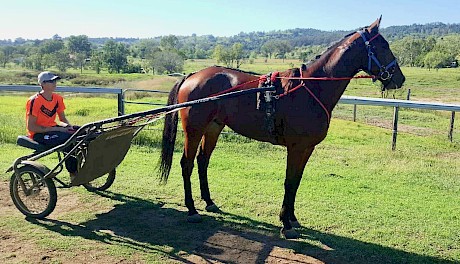 Vasari and Hayden Barnes ready for work.