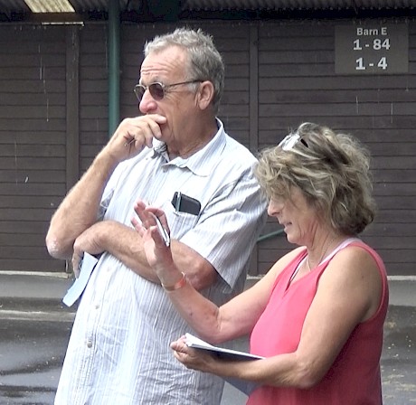 Debbie and Ray Green checking out their next bargain buy.