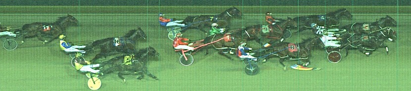The official photo finish shows just how close it was.