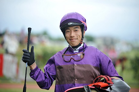 Kozzi Asano gives the thumbs up. PHOTO: Peter Rubery/Race Images.