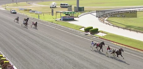 Joey Lincoln has them strung out today at Albion Park.