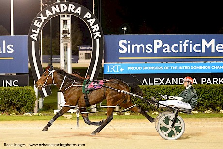 Tommy Lincoln goes all the way for Zachary Butcher. PHOTO: Meghan Liefting/Race Images.