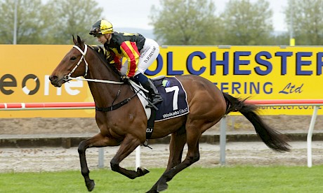 Lincoln King and Danielle Johnson - a winning combination last start at Matamata. PHOO: Trish Dunell.