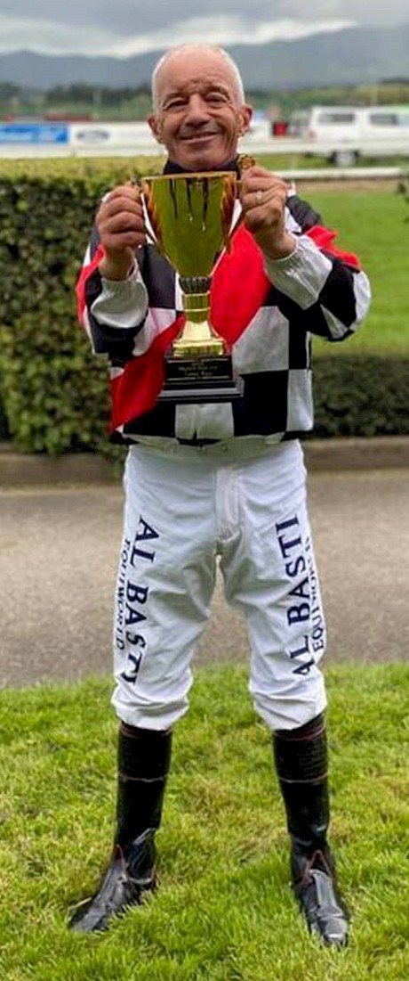 Darryl Bradley after notching his 100th black type win on Mohaka in the Feilding Gold Cup.