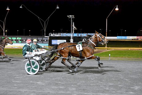 Captain Nemo shades stablemate Apieceoflou in his win at Cambridge. PHOTO: Chanelle Lawson.