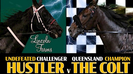 How the Albion Park club promoted the Hustler’s first big clash with local champion Colt Thirty One.