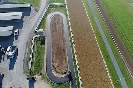 The new parade ring at Cambridge.