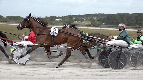 Spice It Up’s turn of foot impressed driver Zachary Butcher right from the start.