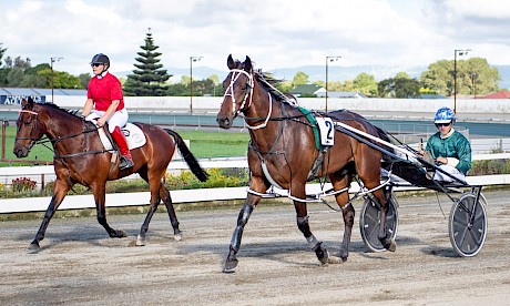Brian Christopher after his sole win at Manawatu last December. PHOTO: Royden Williams.