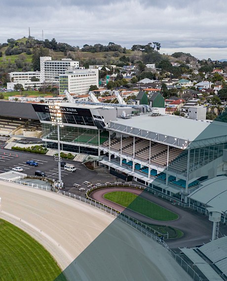 Alexandra Park, the home of the Auckland Trotting Club which is $100 million in debt.