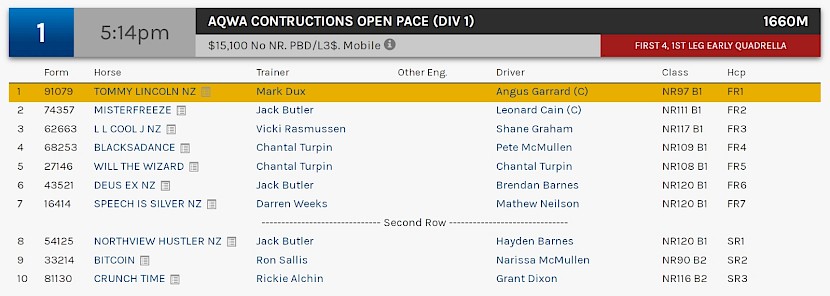 Tommy Lincoln races at 7.14pm NZ time at Albion Park on Saturday.