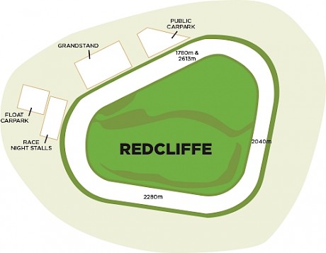 Back-runners have virtually no chance on the tight, triangular Redcliffe track.