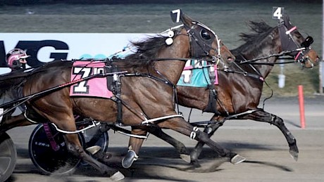 Lochinvar Art (Lauren Tritton) wins at The Meadowlands.