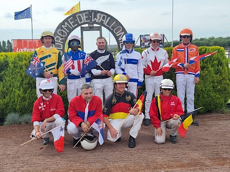 Class photo at Mons in Belgium.