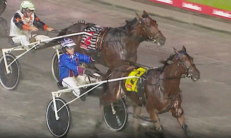 Tommy Lincoln gets close to opening heat winner Future Assured.