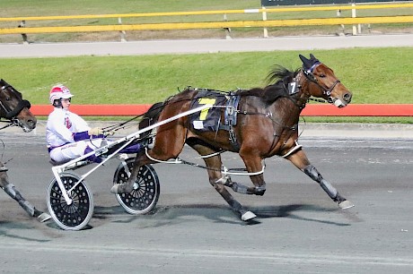 Top junior Angus Garrard in one of his three wins behind Tommy Lincoln. PHOTO: Dan Costello.