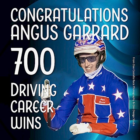 Angus Garrard drove his 700th winner at Redcliffe on Thursday night. PHOTO: Dan Costello.