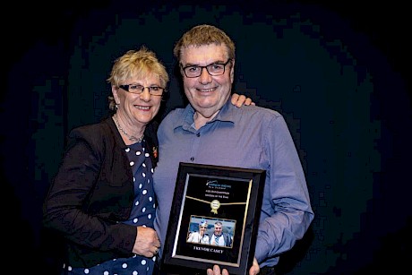 Leading breeders Trevor Casey and Kate Marriott.