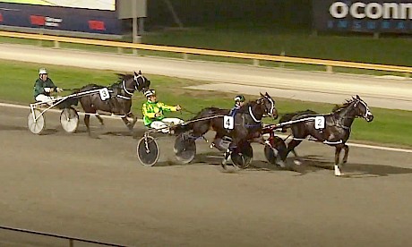 Johnny Lincoln ran a bold third on debut at Cambridge behind Fitroy and Nymbal.