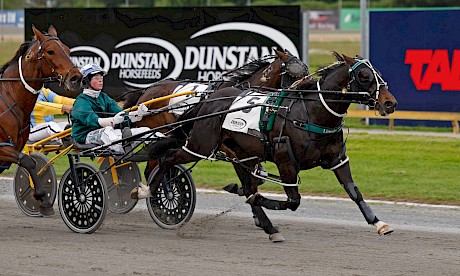 Dreams Of Eric is going too well for Proviseur, inner, and Barbarossa. PHOTO: Ange Bridson/Race Images.
