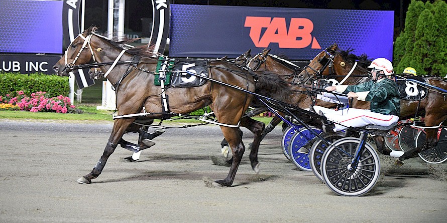 Kevin Kline scores his sixth and final win at Auckland in November. PHOTO: Megan Liefting/Race Images.