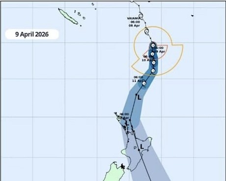 Tropical cyclone Vaianu is expected to hit Northland on Saturday night and move across the North Island on Sunday.