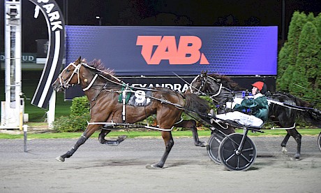 Sammy Lincoln beats Sriracha at Auckland in May. PHOTO: Megan Liefting/Race Images.