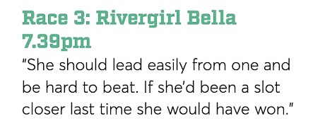 Co-trainer Ray Green’s prediction.